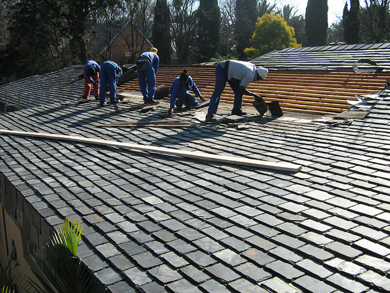 Expert slate roof tile replacement in Fourways
