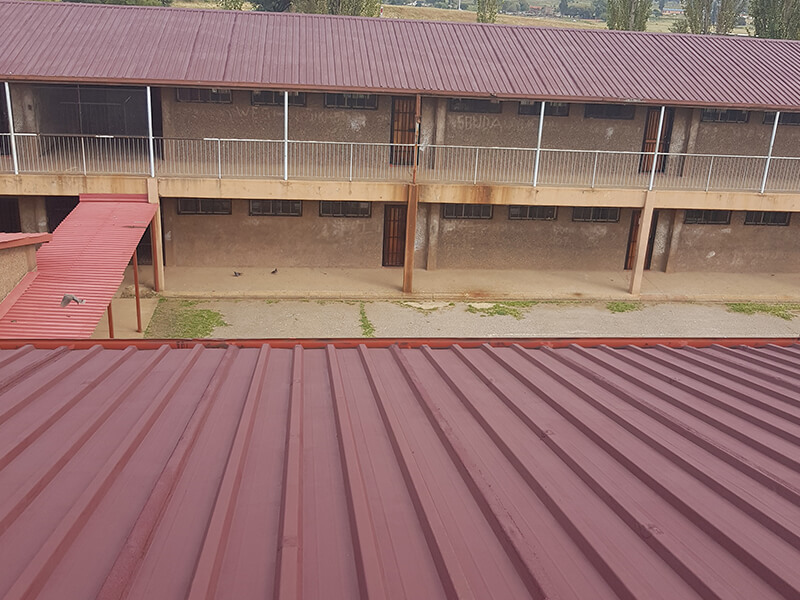 Complete school roof reconstruction at Eldorado Park Primary School in Johannesburg