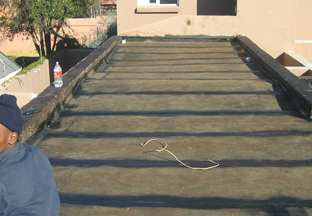 Flat roof waterproofing solution for long-term weather protection