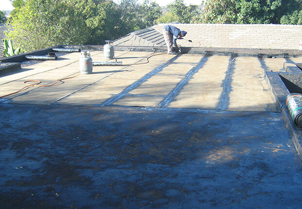 Commercial torch-on waterproofing project completed in Johannesburg