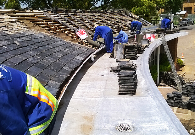 Residential roof restoration and repair specialists in Gauteng