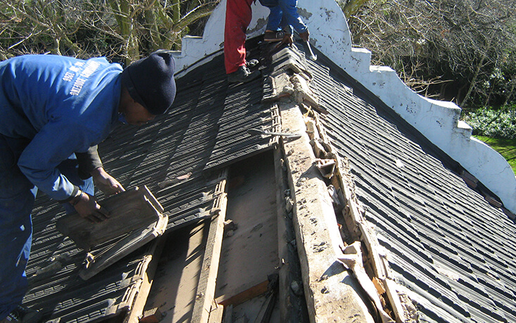 Professional roof repairs on residential property in Johannesburg