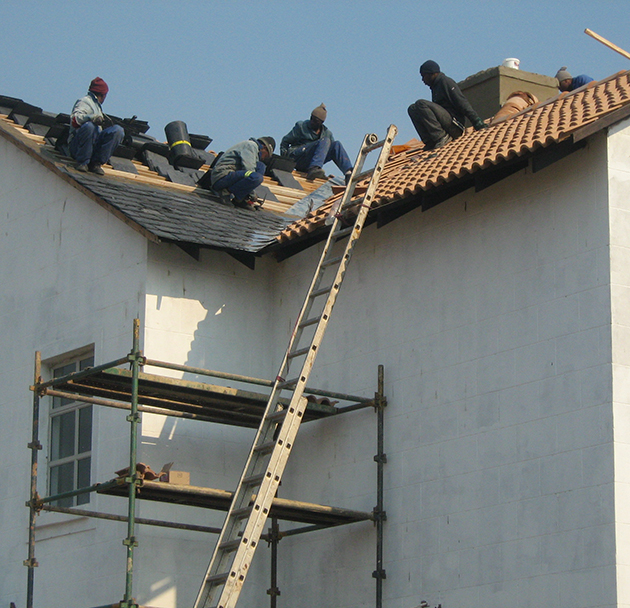 Concrete Tile to Natural Slate Roof in Kyalami, Johannesburg