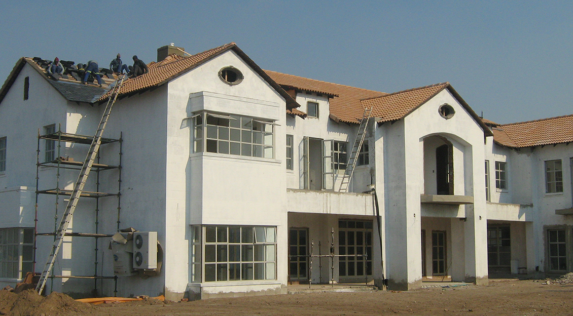 Concrete Tile to Natural Slate Roof in Kyalami, Johannesburg