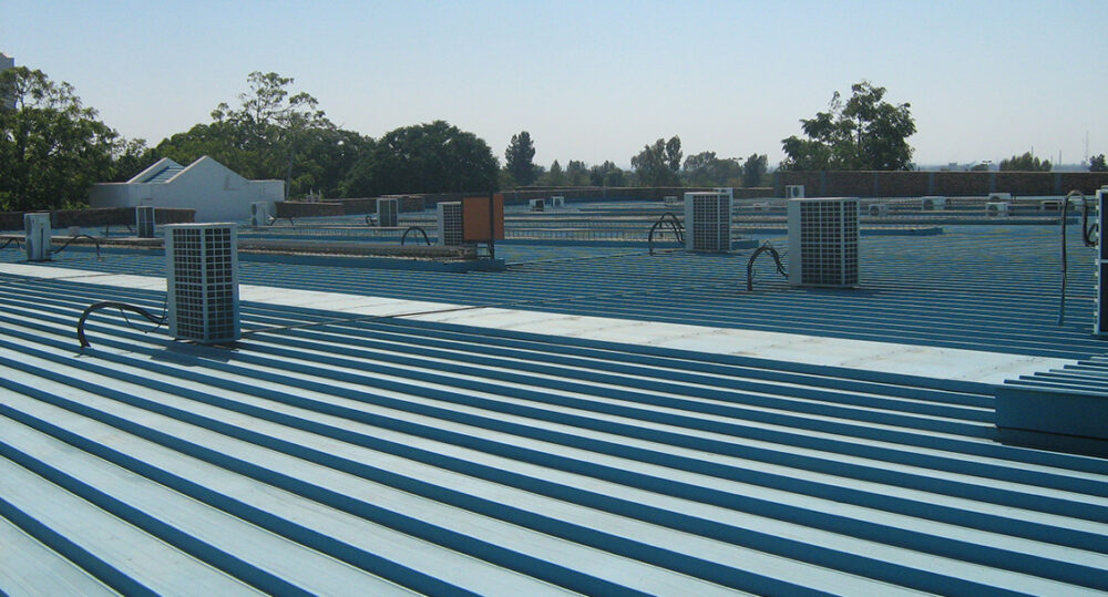 Commercial Metal Roof Restoration & Roof Coatings | Sediba Plaza Shopping Centre