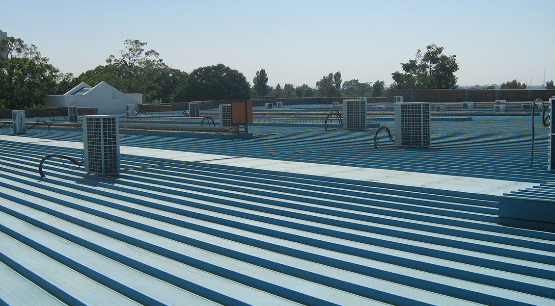 Commercial Metal Roof Restoration & Roof Coatings | Sediba Plaza Shopping Centre