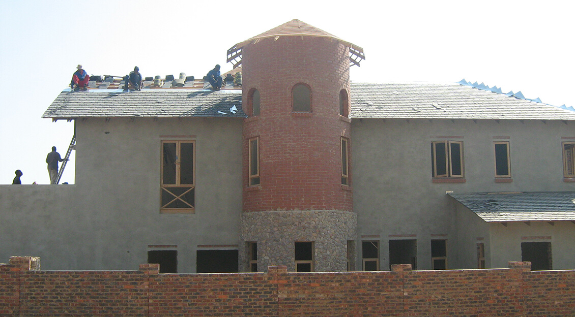Slate Roof Installation Waterfall Country Estate